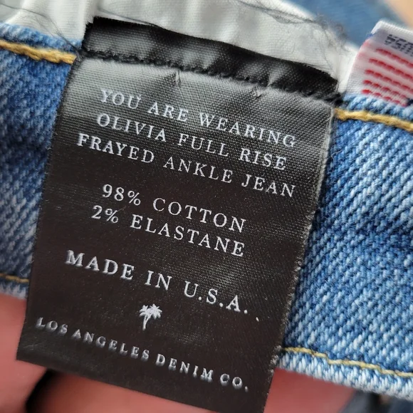 Los Angeles Denim Company Olivia Full Rise Denim Jean Women's Size 29 - Picture 6 of 9